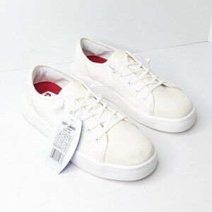 Hey Dude Cody Canvas Casual Shoes, White, Men's 8 M